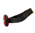 Ophidia Belt Bag, &pound;450, Handbags, Black/Red, Patent Leather/Suede, Bottom view